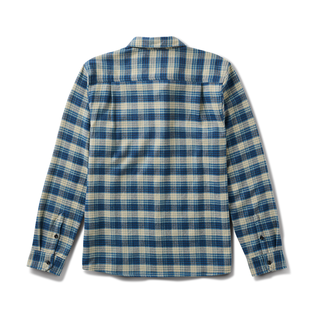 Crossroads Organic Cotton Flannel - Deep Blau