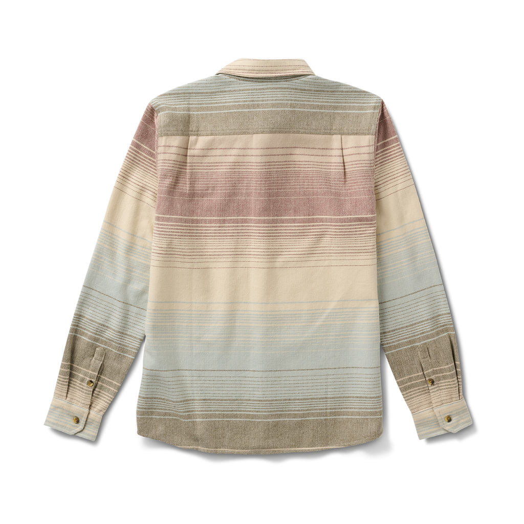 Crossroads Organic Cotton Flannel - Fossil Stripe