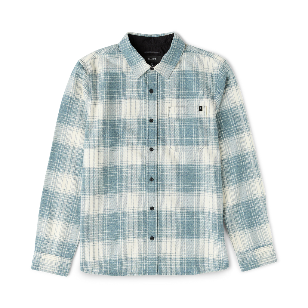Crossroads Organic Cotton Flannel - Hazy Blau