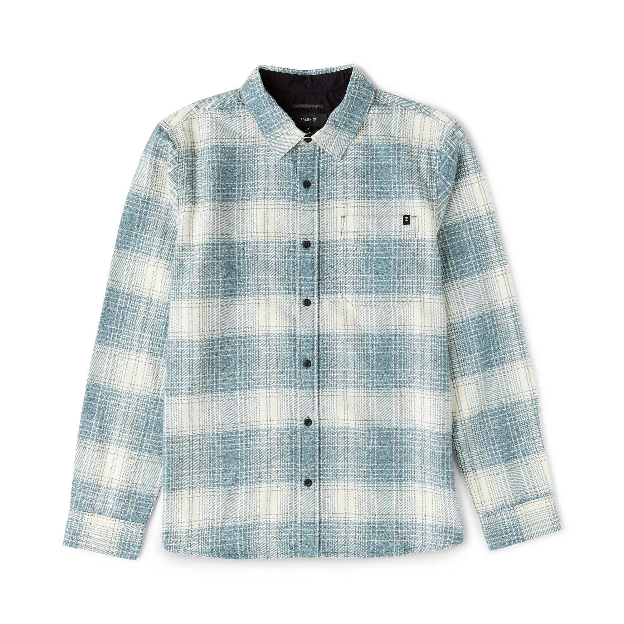 Crossroads Organic Cotton Flannel - Hazy Blau