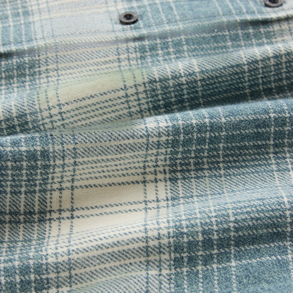 Crossroads Organic Cotton Flannel - Hazy Blau
