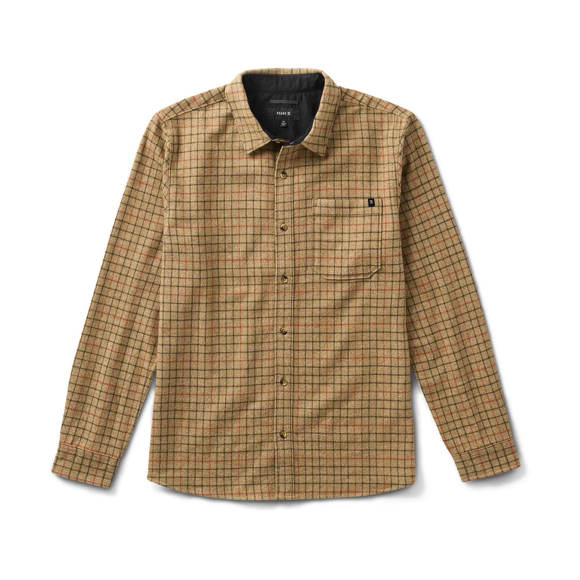 Crossroads Organic Cotton Flannel — Khaki