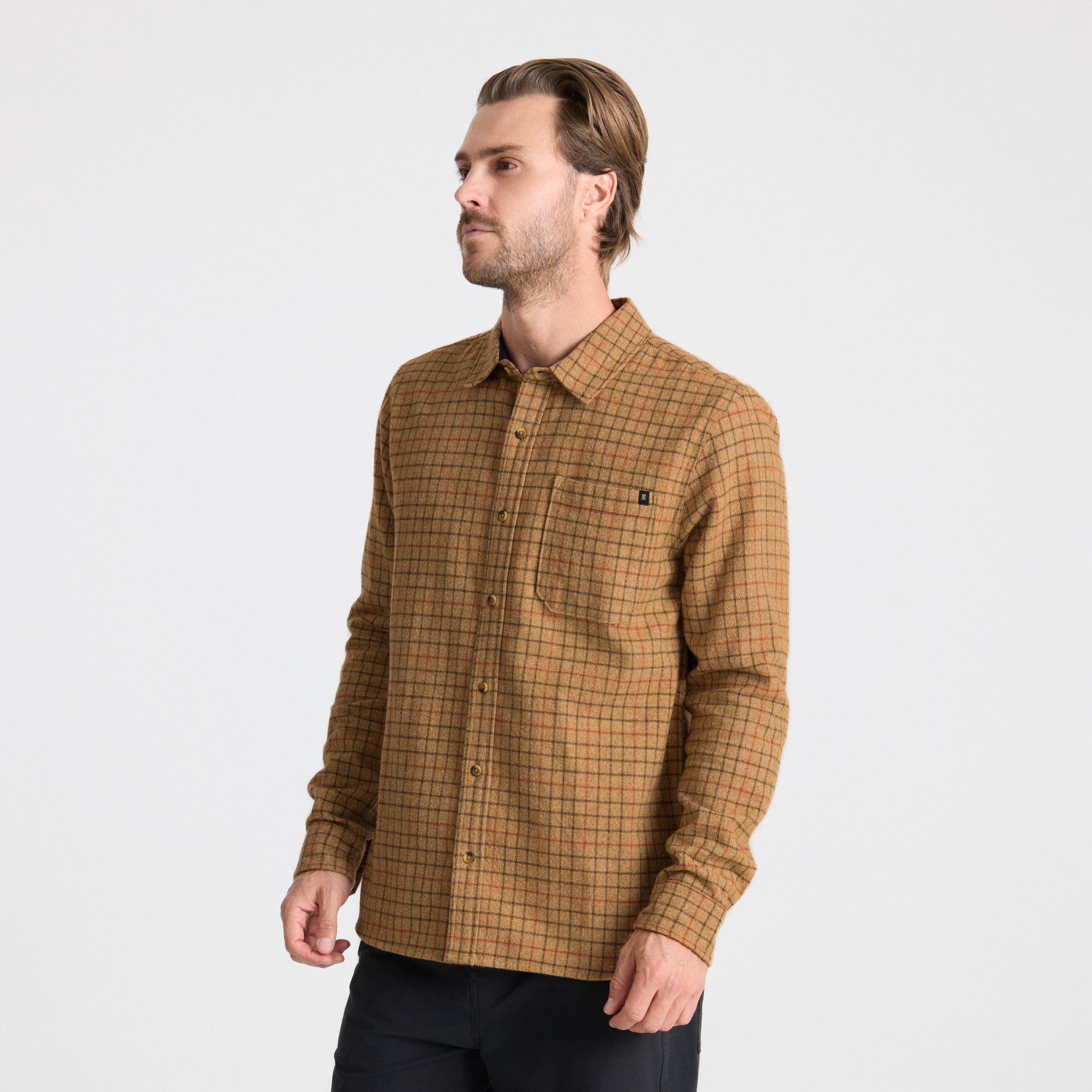 Crossroads Organic Cotton Flannel — Khaki