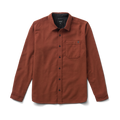 Crossroads Organic Cotton Flannel - Rot Clay Herringbone