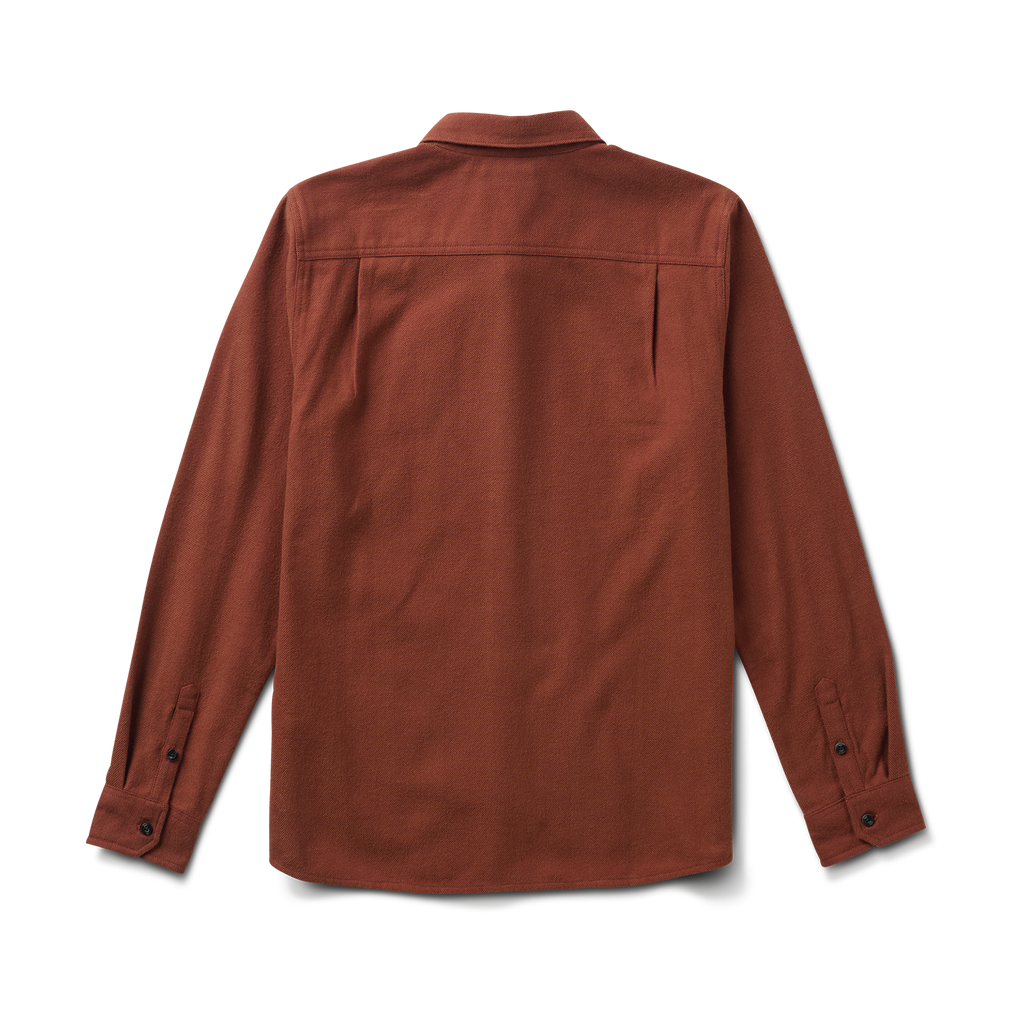 Crossroads Organic Cotton Flannel - Rot Clay Herringbone