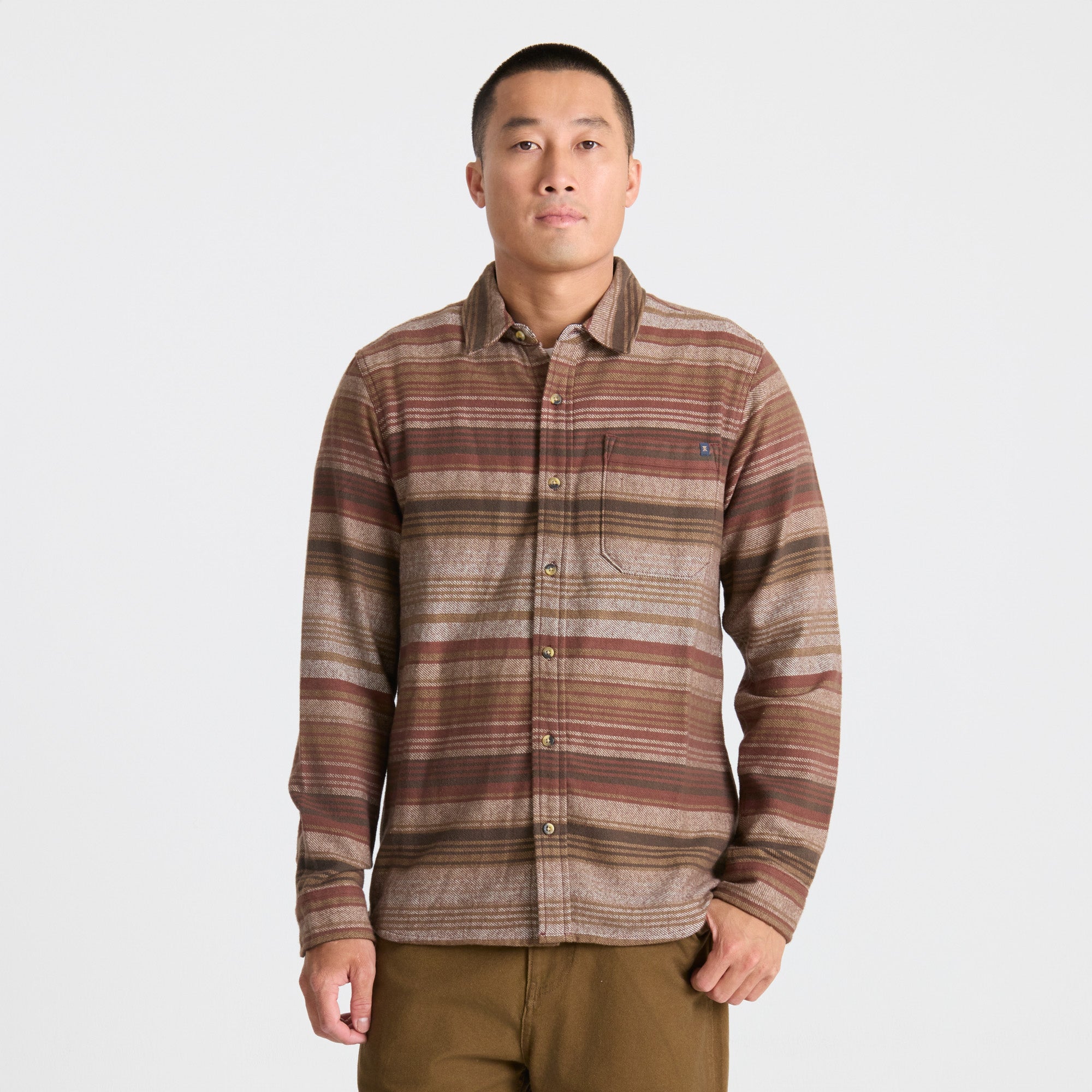 Crossroads Organic Cotton Flannel - Rot Clay