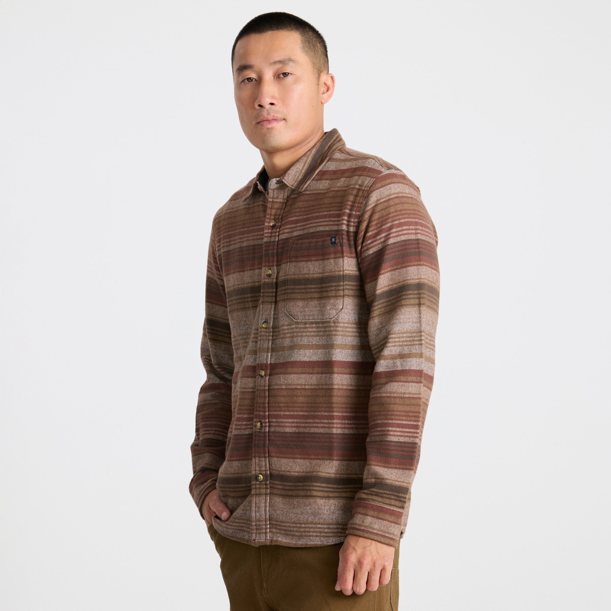 Crossroads Organic Cotton Flannel - Rot Clay