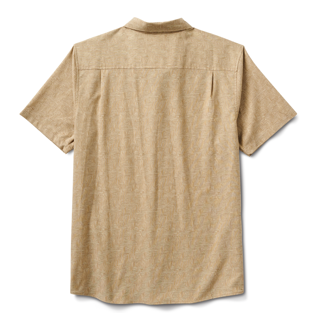 Scholar Stretch Organic Kurzarm Button Up Shirt - Fern