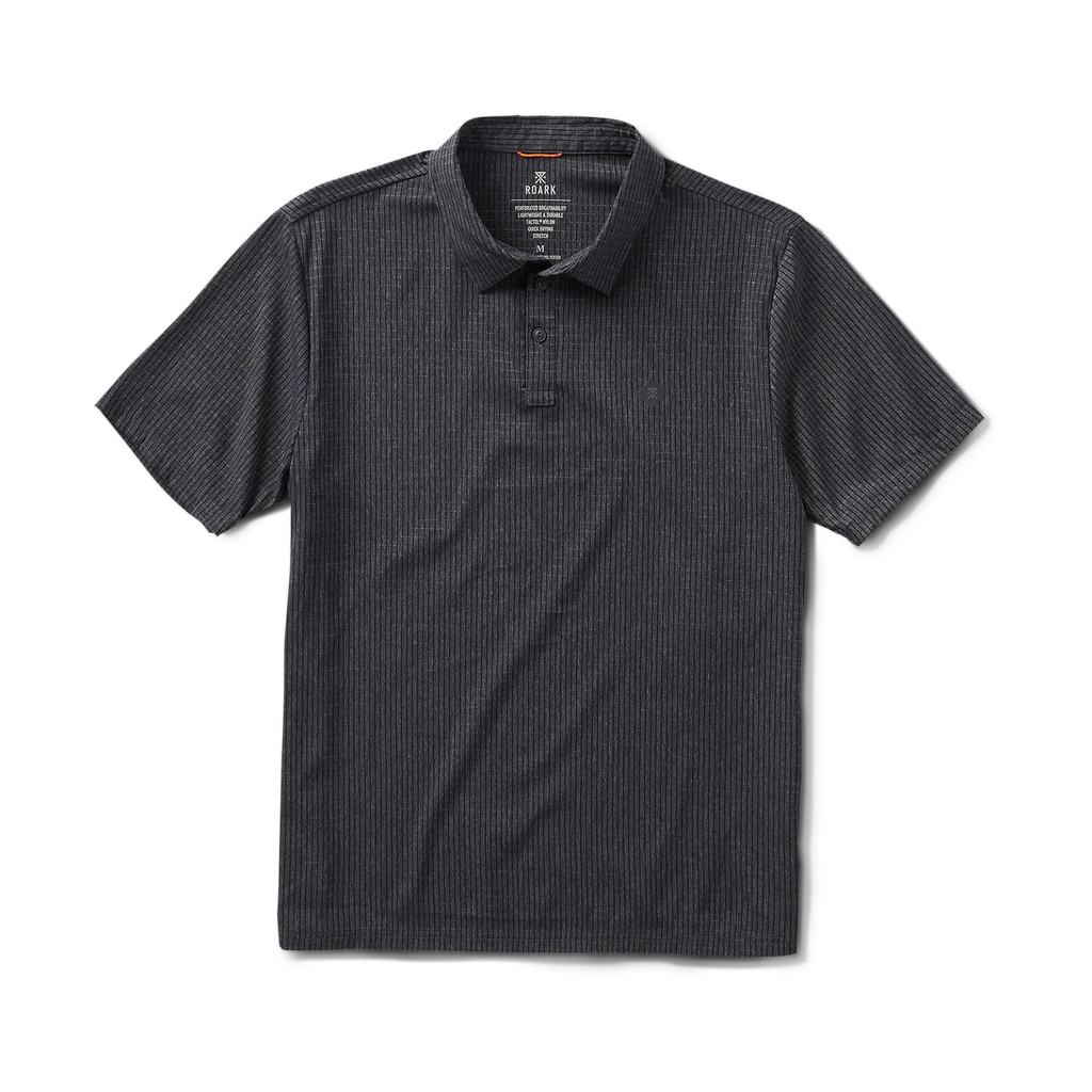 Bless Up Breathable Stretch Polo Shirt - Schwarz