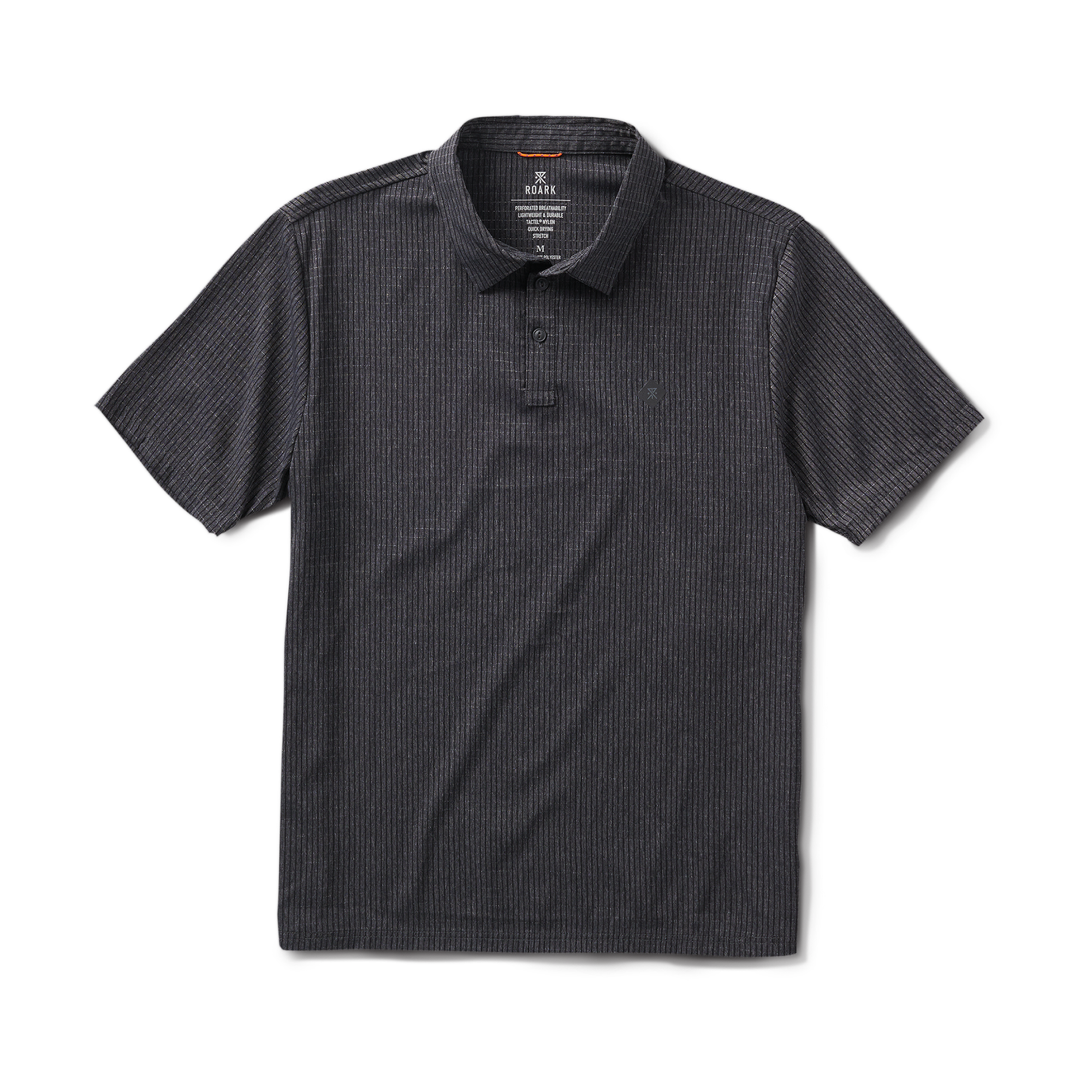Bless Up Breathable Stretch Polo Shirt - Schwarz