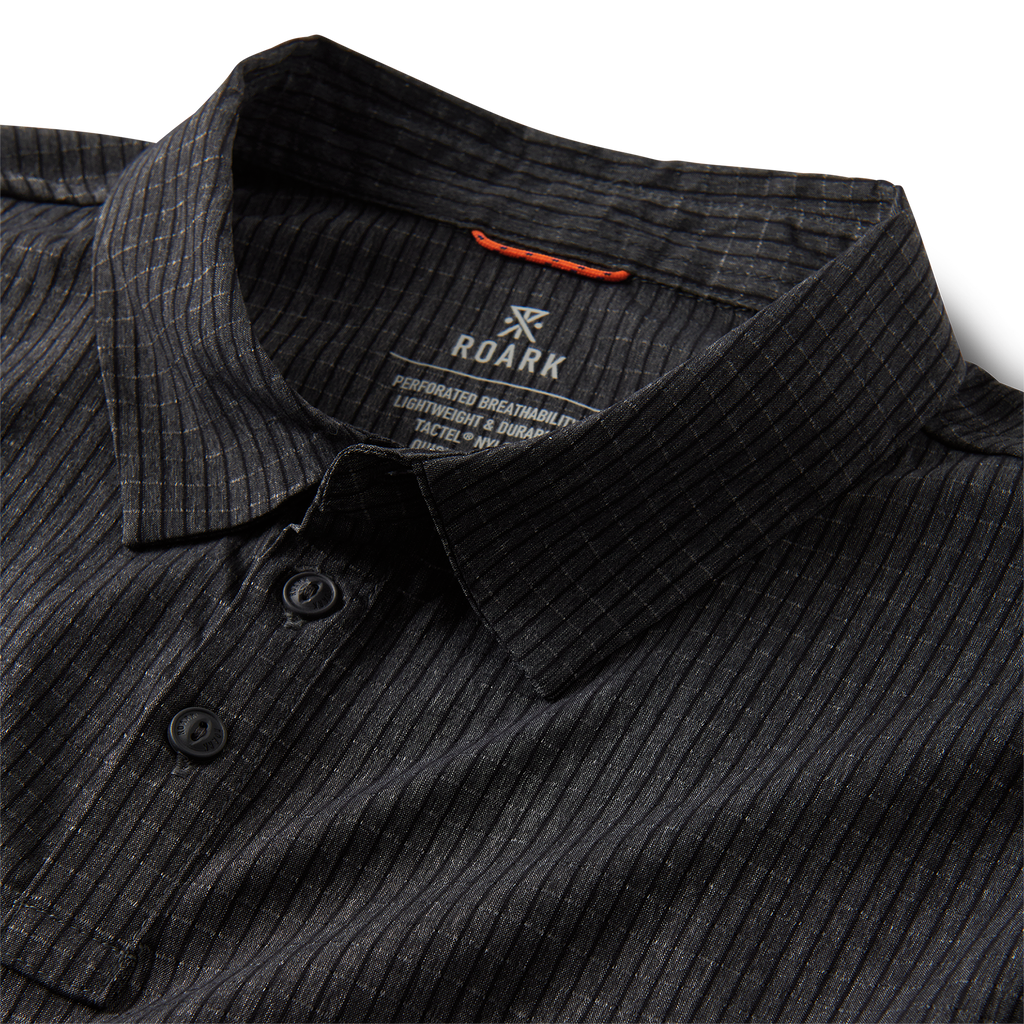 Bless Up Breathable Stretch Polo Shirt - Schwarz