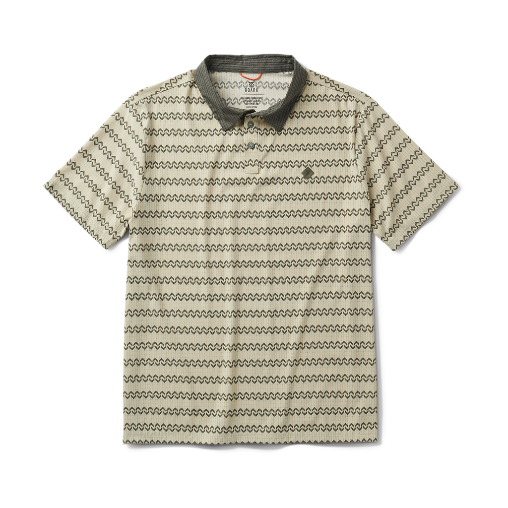 Bless Up Breathable Stretch Polo Shirt - Sand