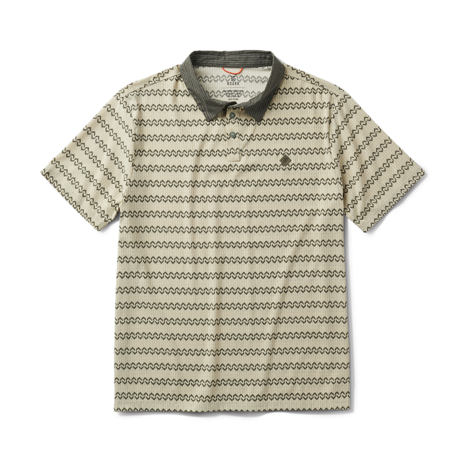Bless Up Breathable Stretch Polo Shirt - Sand