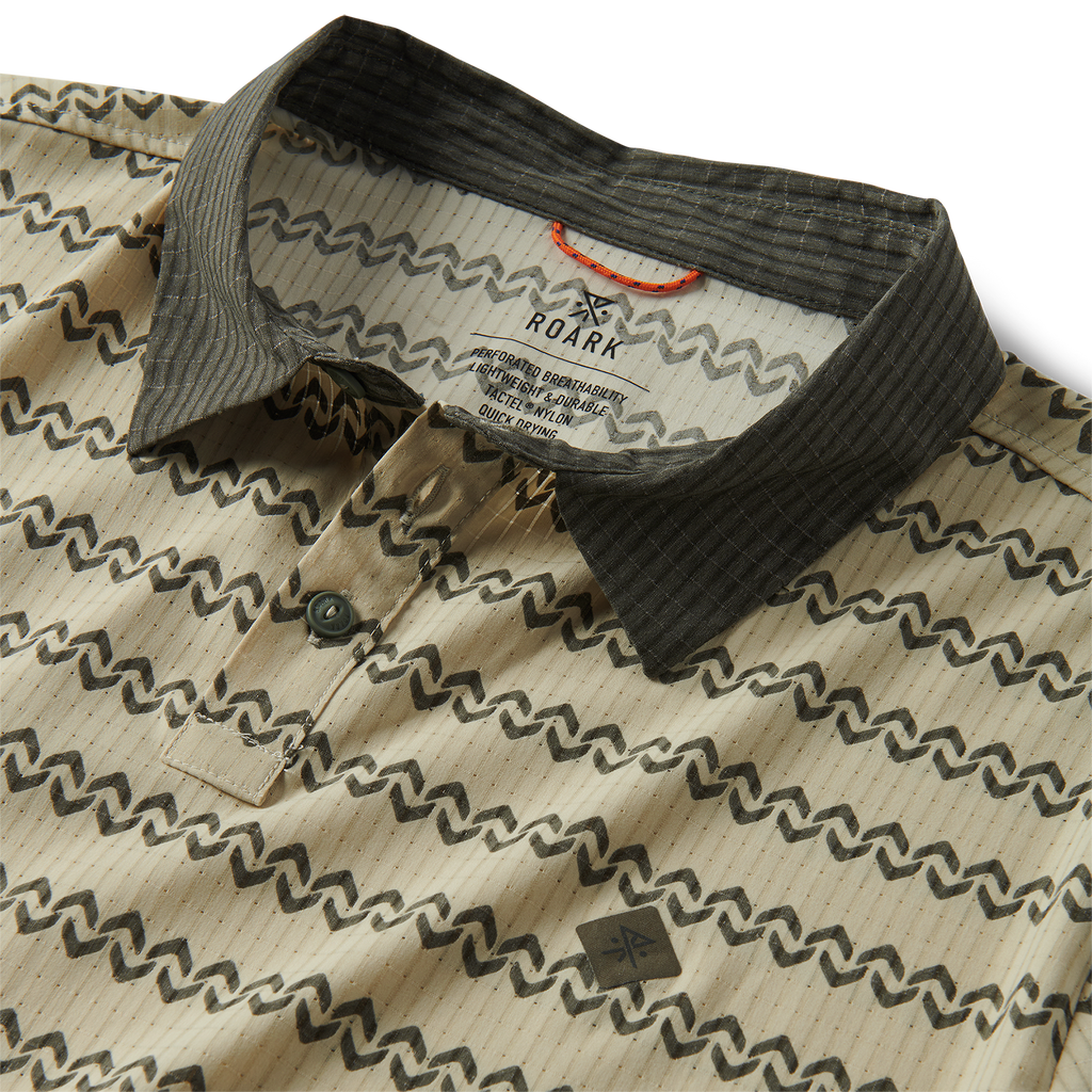 Bless Up Breathable Stretch Polo Shirt - Sand