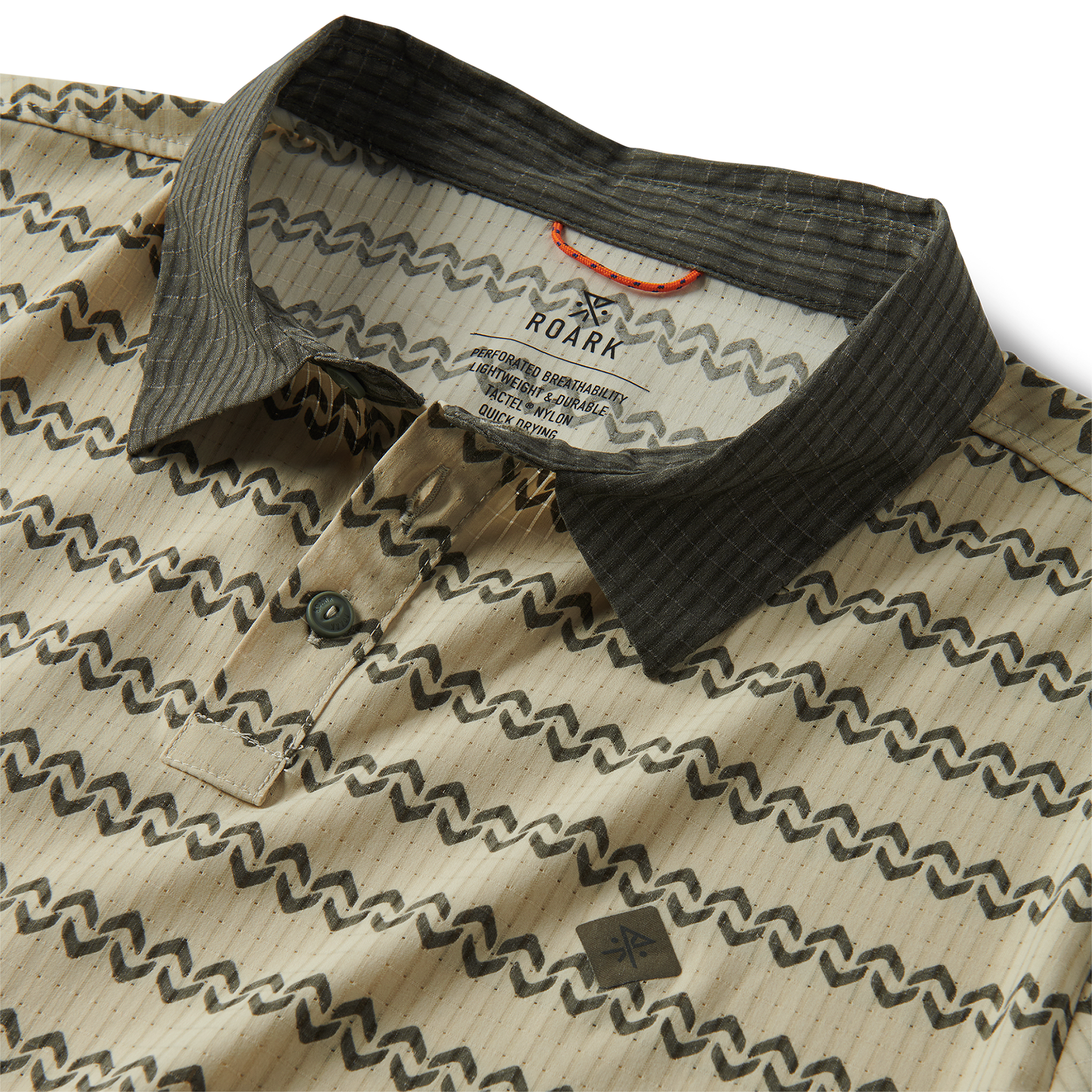 Bless Up Breathable Stretch Polo Shirt - Sand