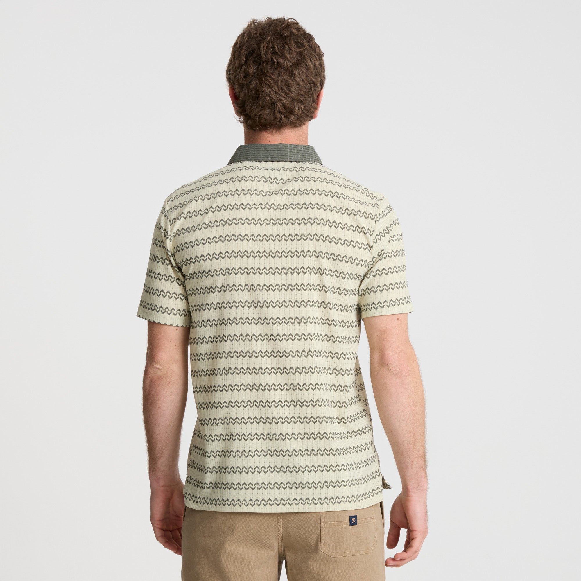 Bless Up Breathable Stretch Polo Shirt - Sand
