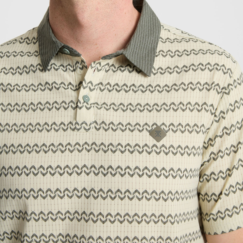 Bless Up Breathable Stretch Polo Shirt - Sand