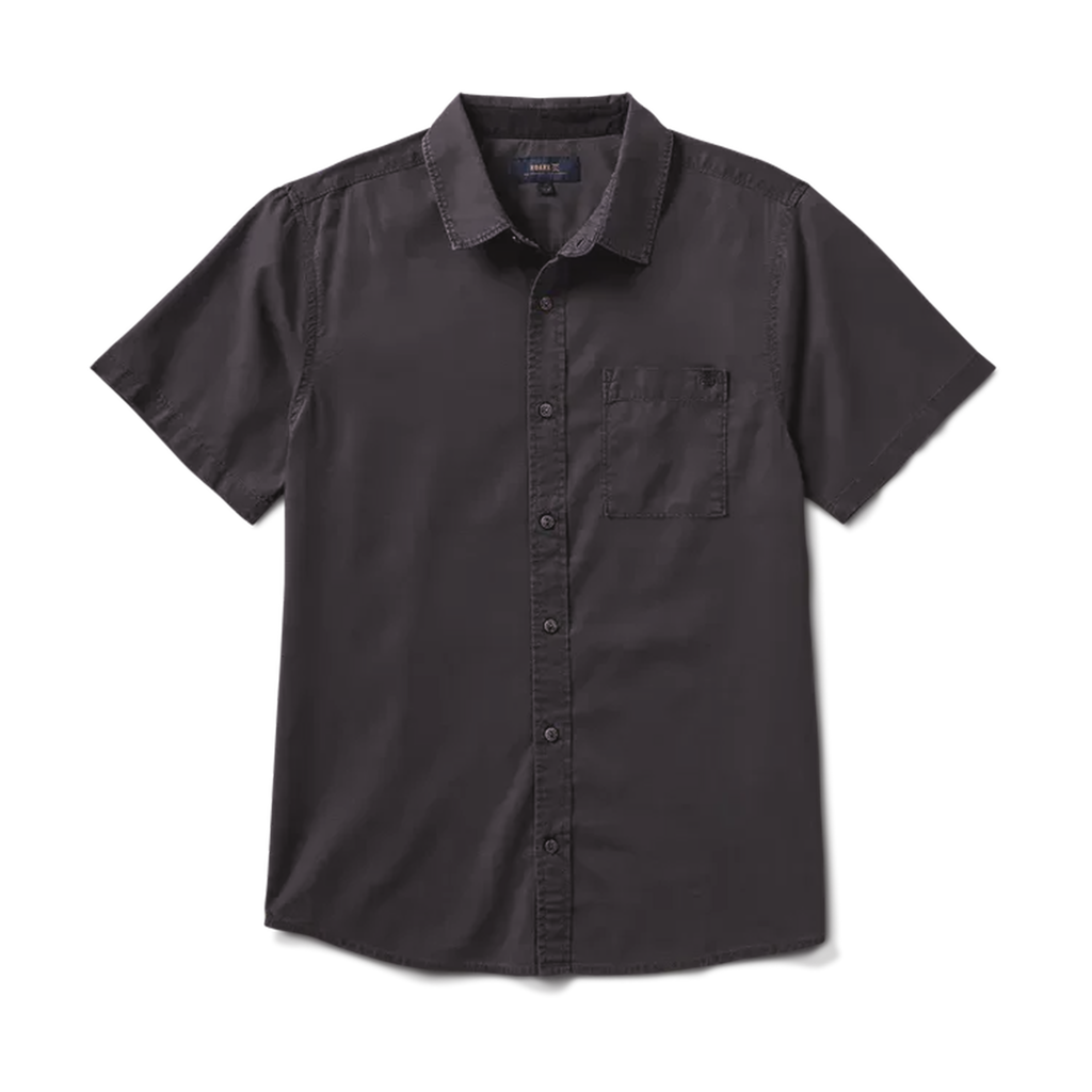 Made To Fade Kurzarm Button Up Shirt - Gewaschene Kohle