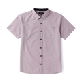Made To Fade Kurzarm Button Up Shirt - Washed Dusty Lilac (Deutsche Ausgabe)