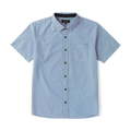 Made To Fade Kurzarm Button Up Shirt - Washed Schiefergrau (Deutsche Ausgabe)