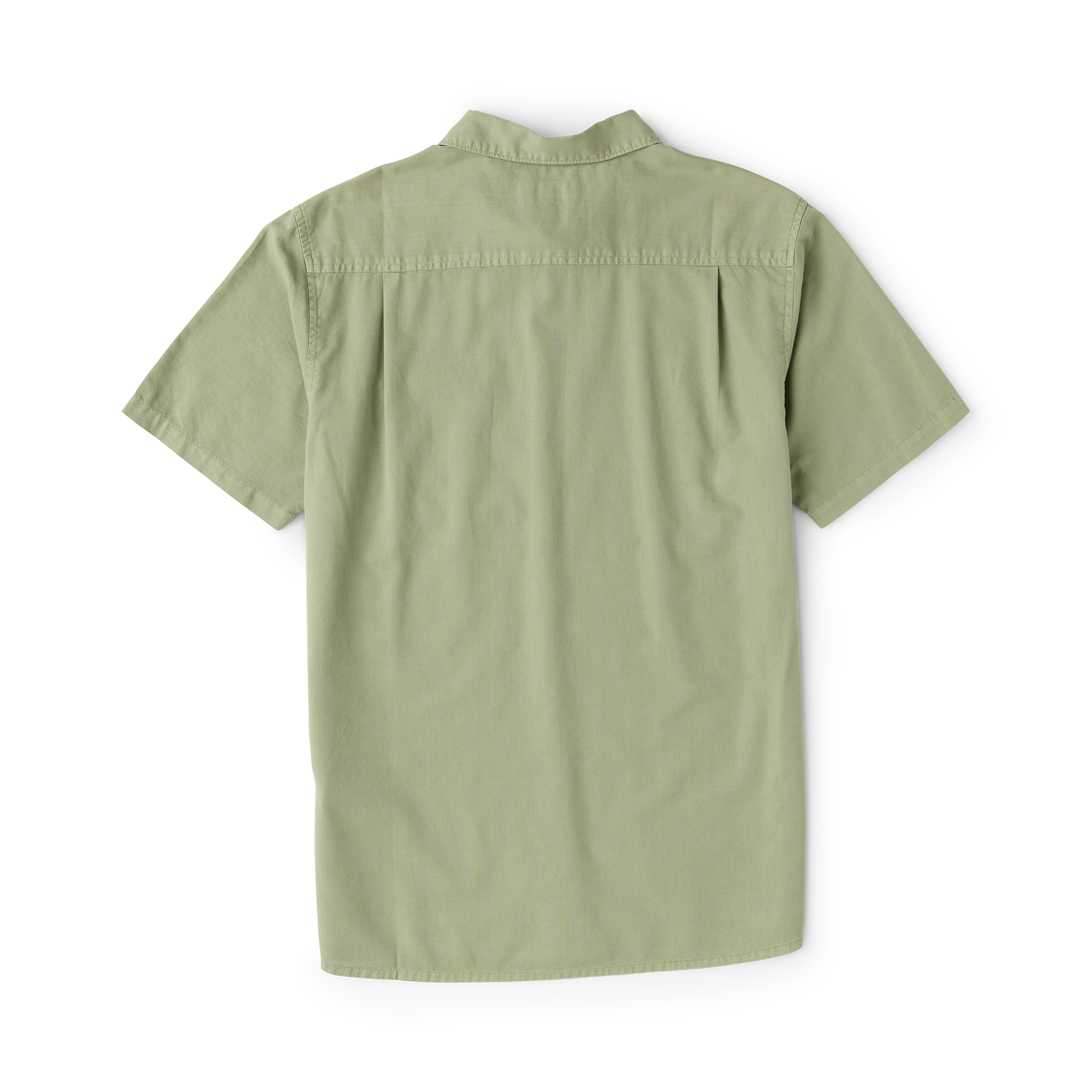 Made To Fade Kurzarm Button Up Shirt - Washed Dusty Sage (Deutsche Ausgabe)