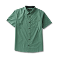 Made To Fade Kurzarm Button Up Shirt - Washed Schiefergrün (Deutsche Ausgabe)