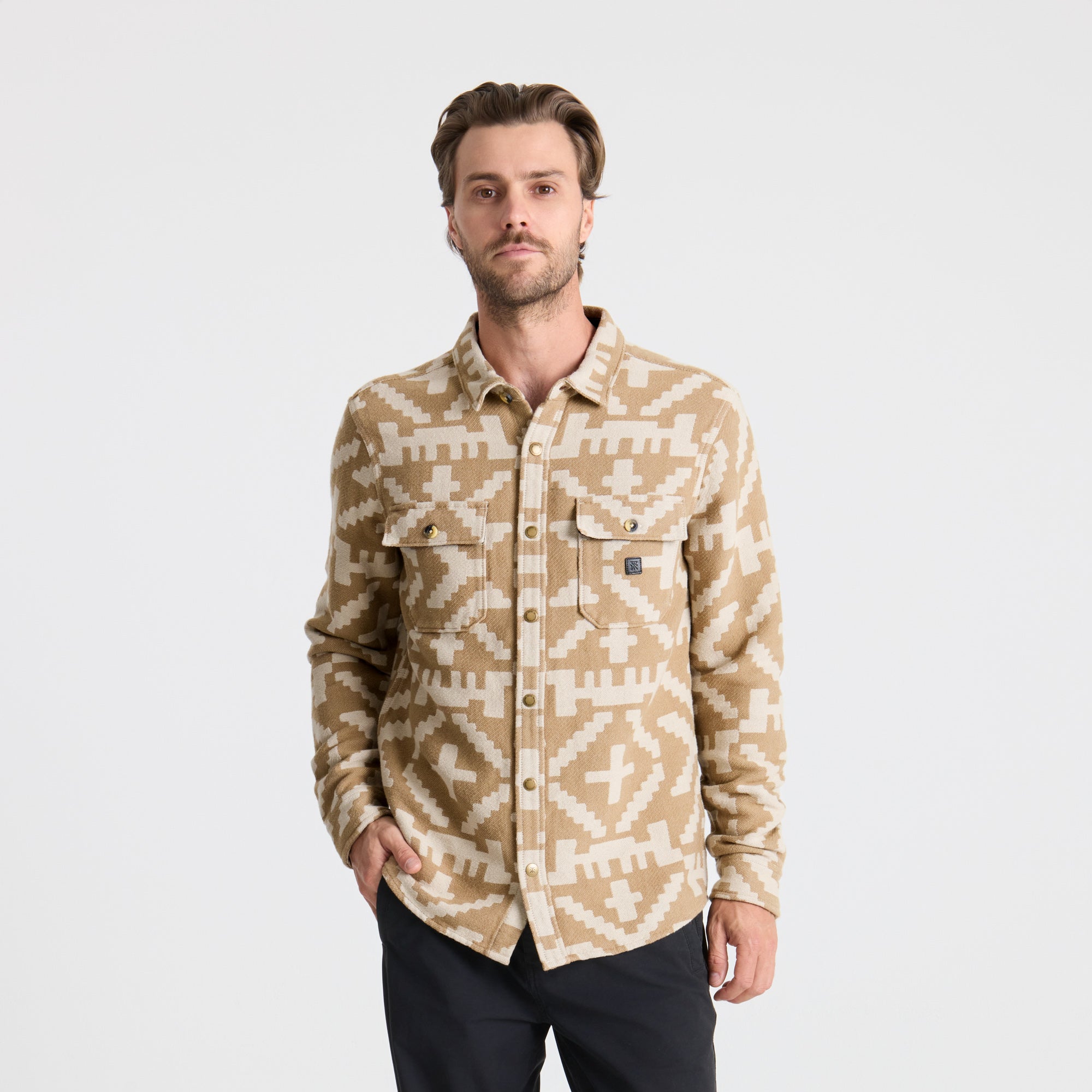 Nordsman Jacquard Flannel — Hellkhaki