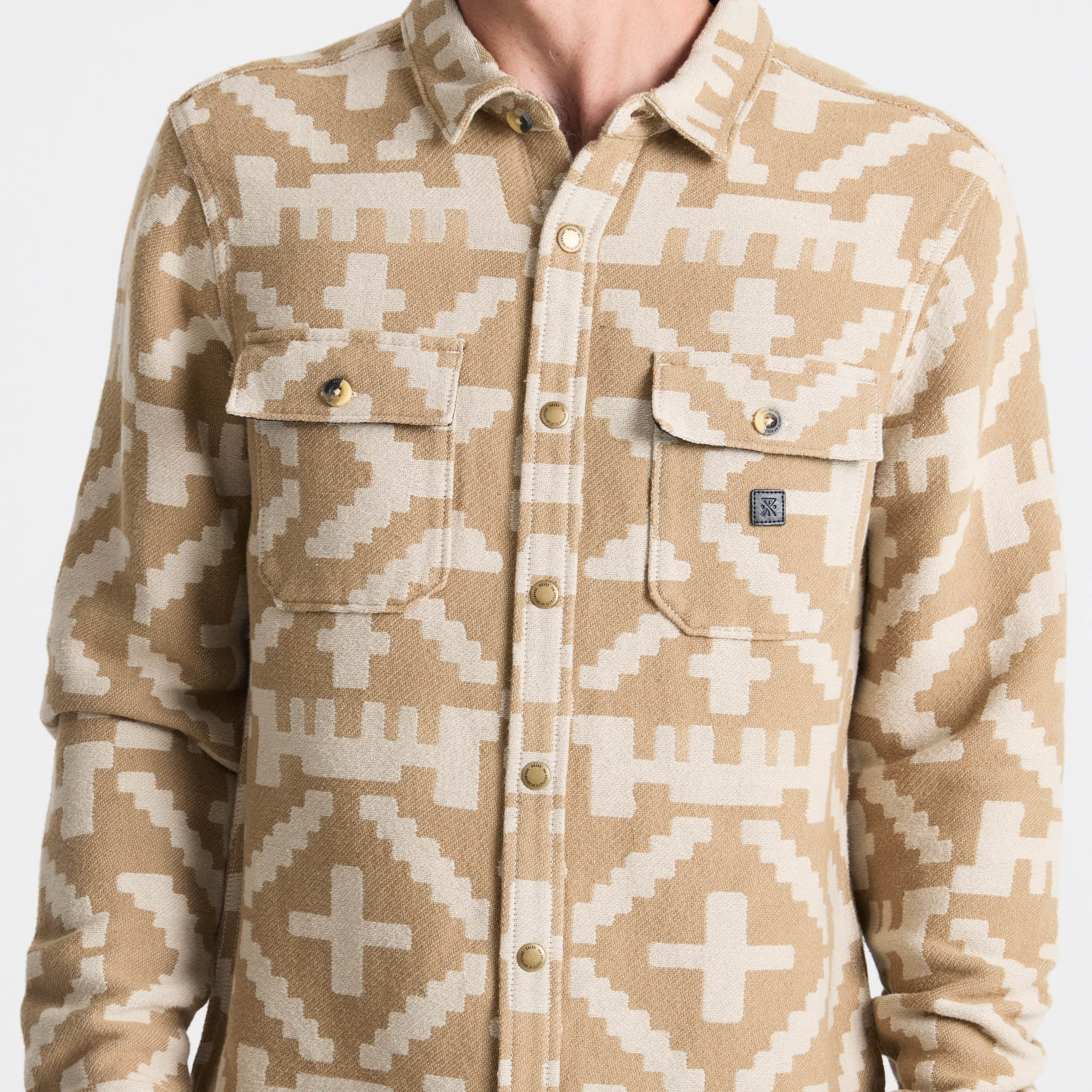 Nordsman Jacquard Flannel — Hellkhaki