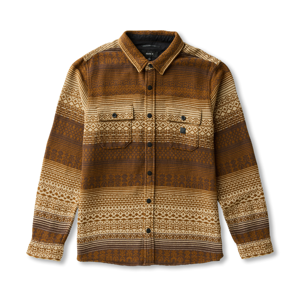Nordsman Jacquard Langarm Flannel — Otter