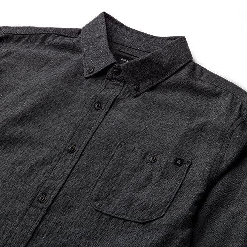 Chambray Button Up Shirt für Schwarz