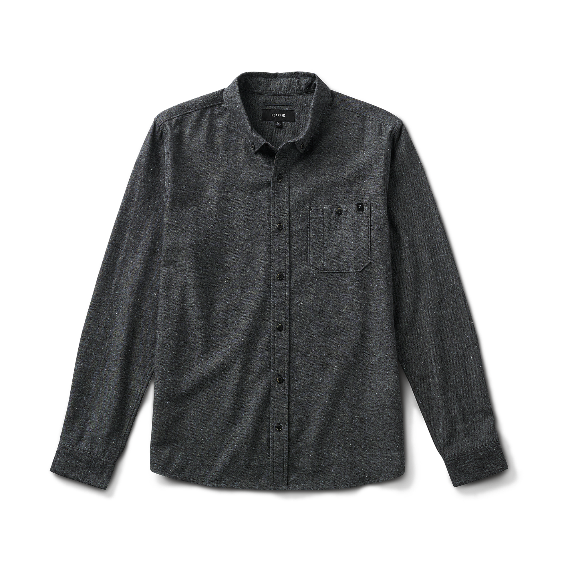 Chambray Button Up Shirt für Schwarz