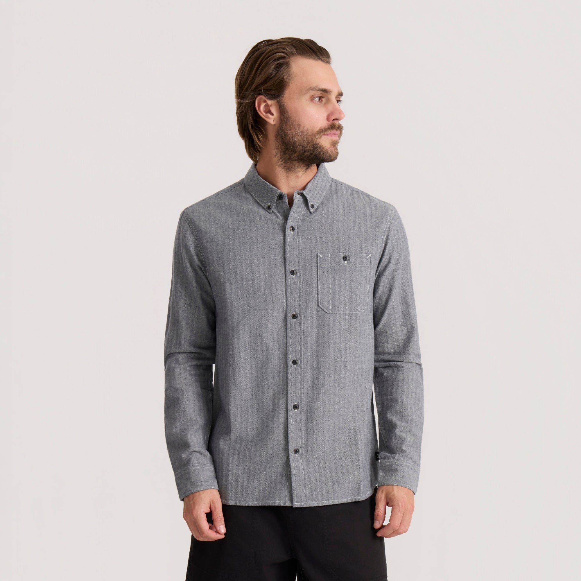 Chambray Button Up Shirt von Scholar - Indigo