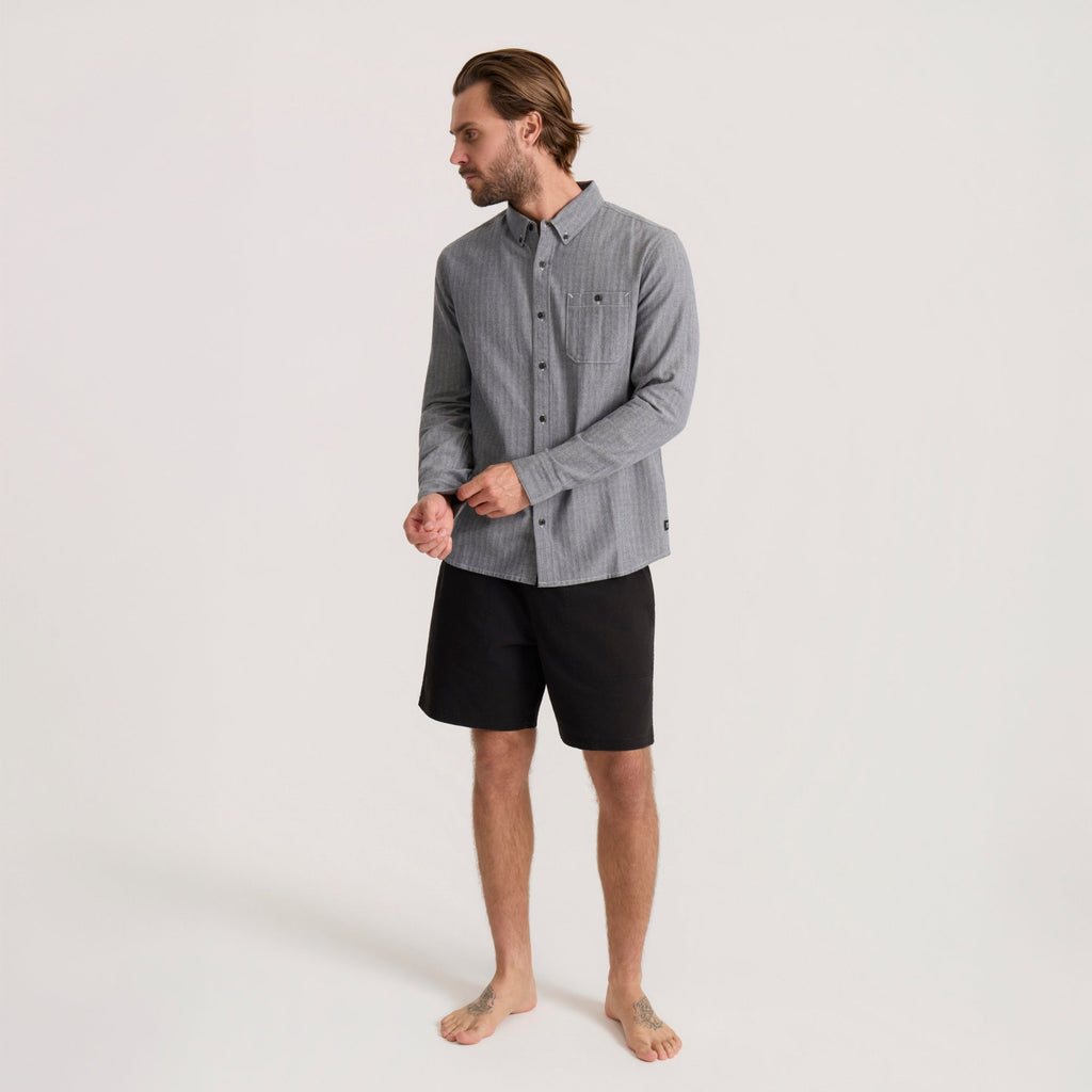 Chambray Button Up Shirt von Scholar - Indigo
