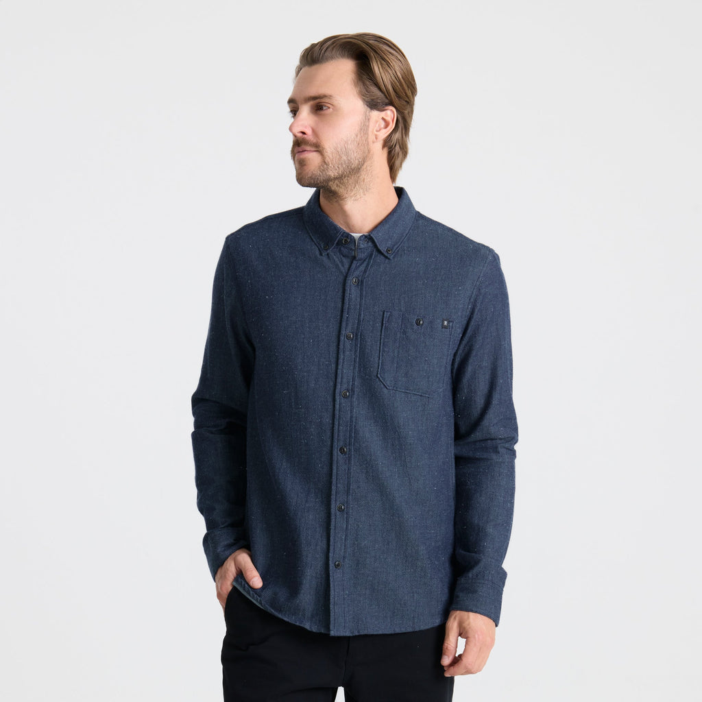 Chambray Button Up Shirt für Mid Indigo