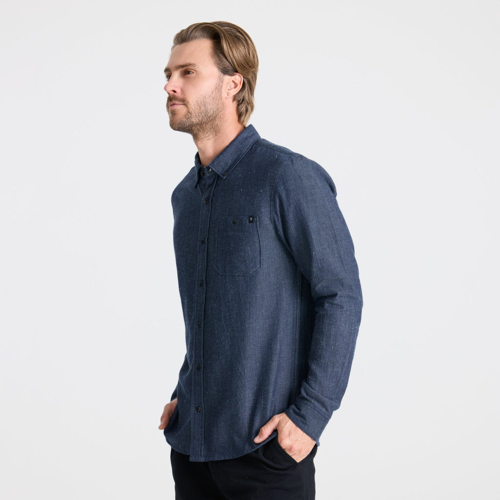 Chambray Button Up Shirt für Mid Indigo