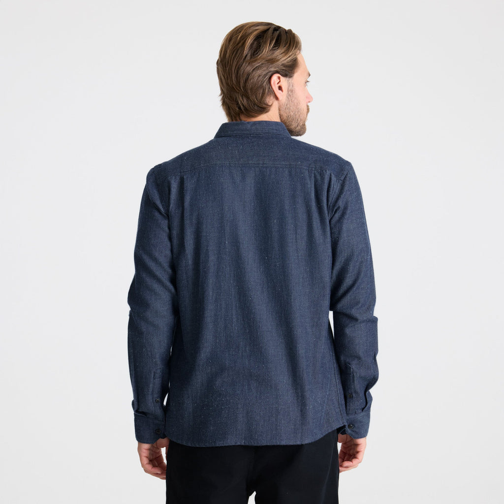 Chambray Button Up Shirt für Mid Indigo