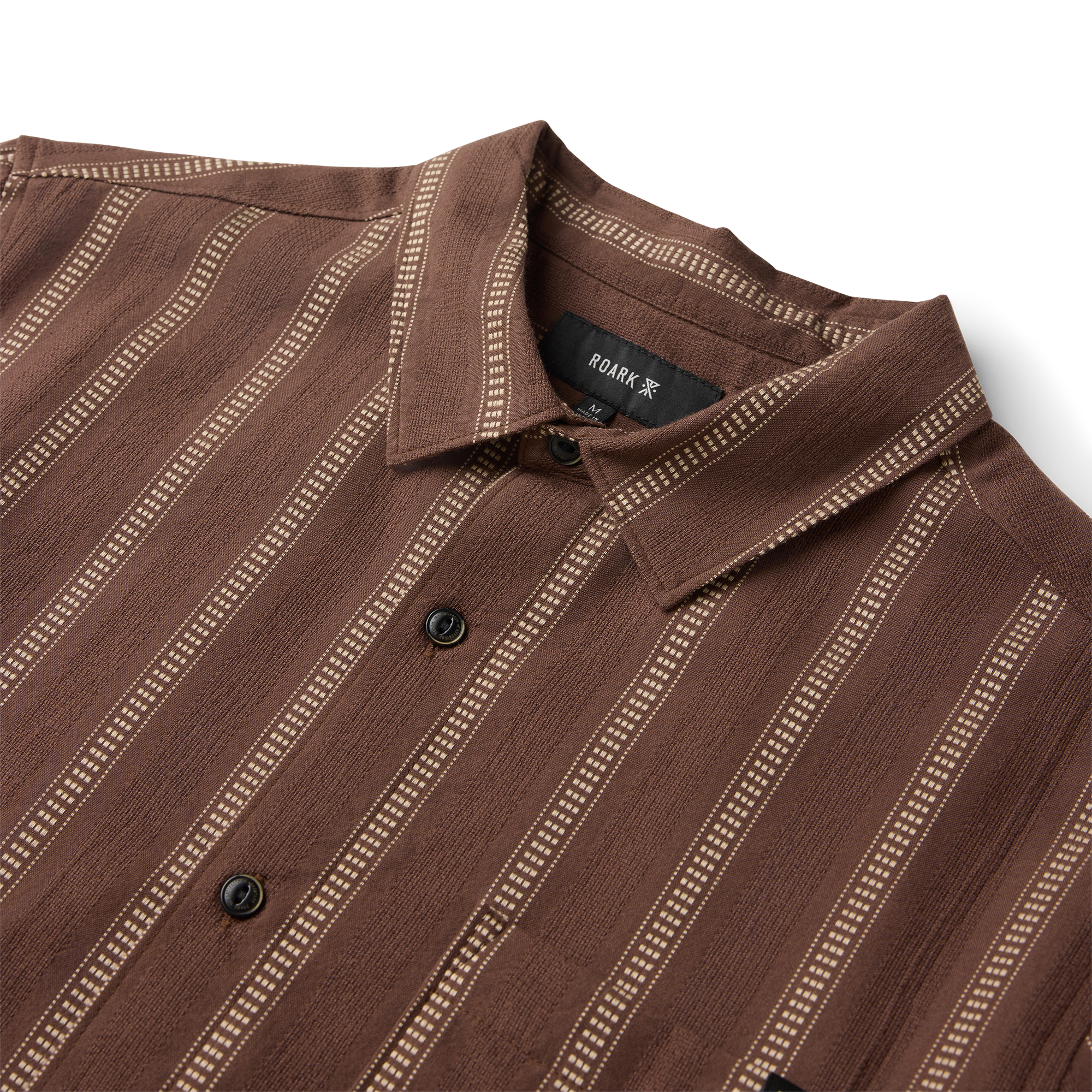 Crosswinds Button Up Shirt - Kokosbohne