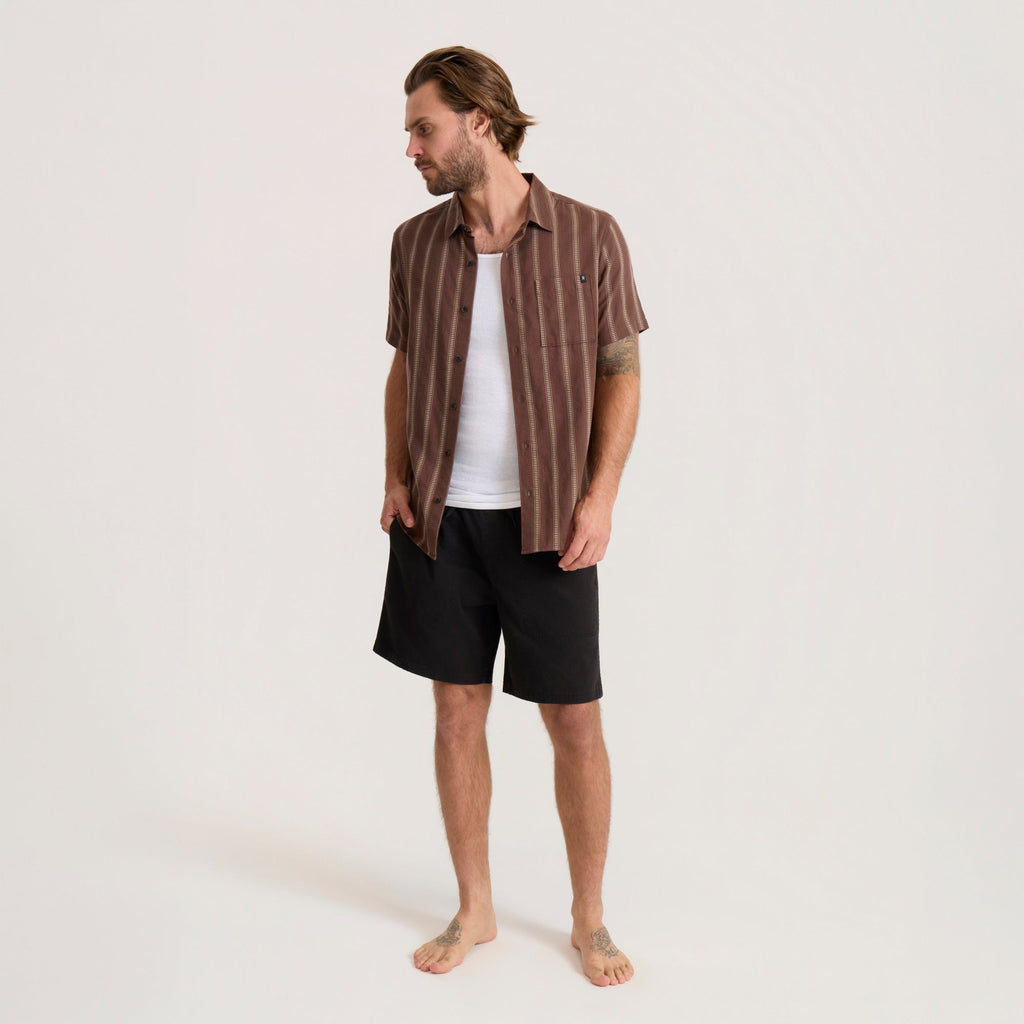 Crosswinds Button Up Shirt - Kokosbohne