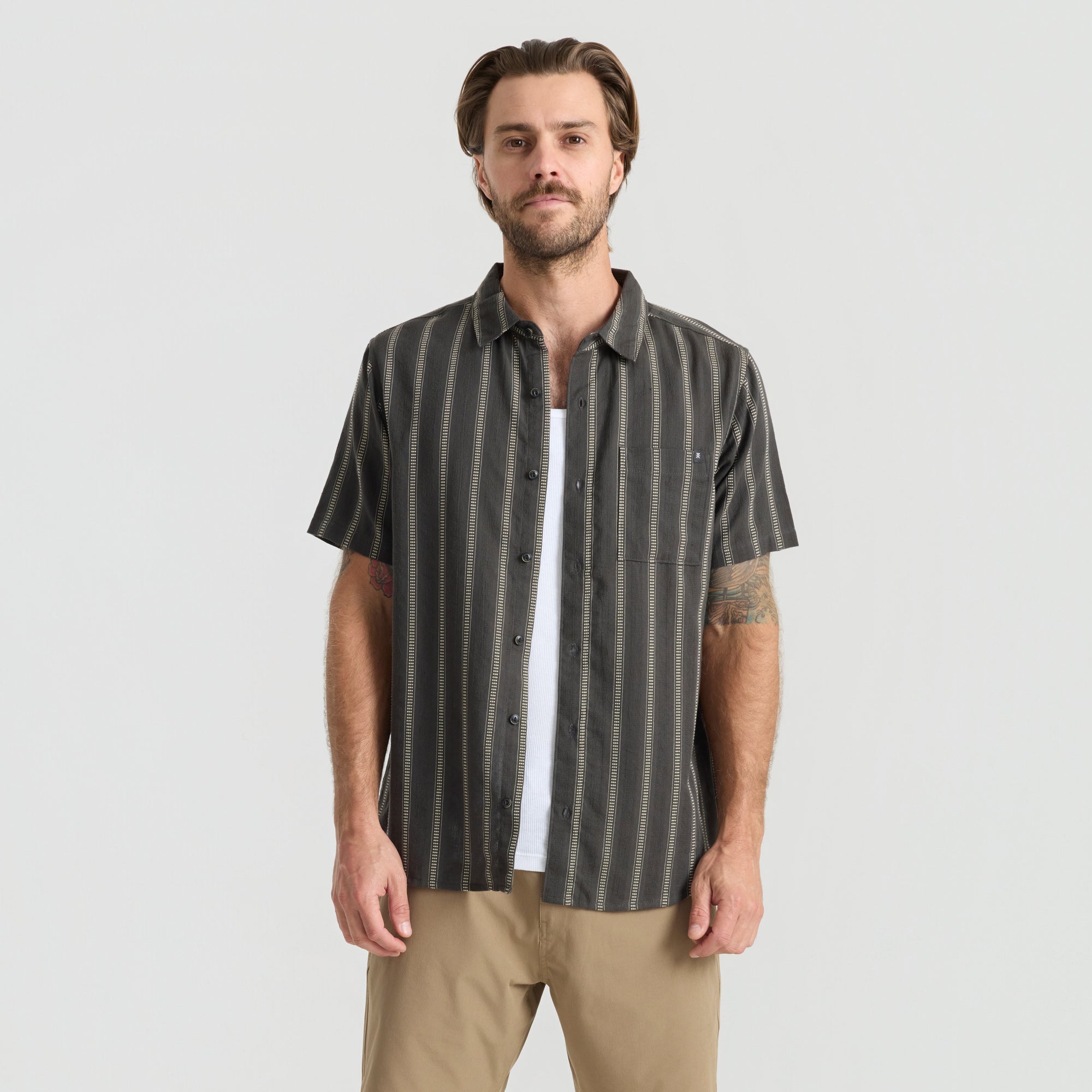 Crosswinds Button Up Shirt - Onyx