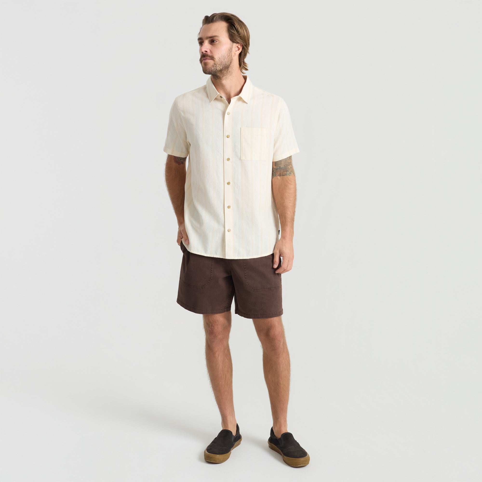 Crosswinds Button Up Shirt - Unbleached