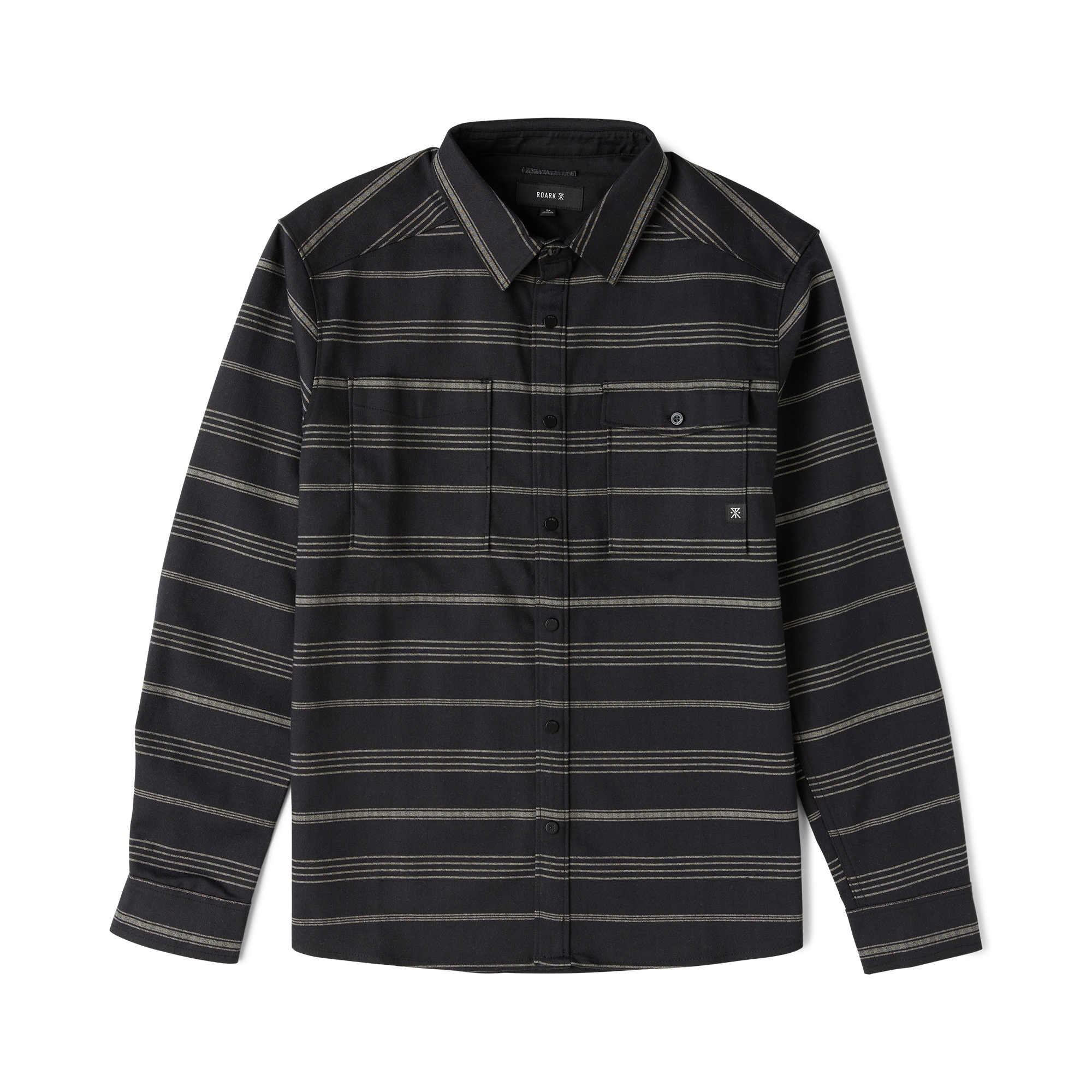 Diablo Langarm Flannel - Schwarz Stripes (Deutsche Ausgabe)