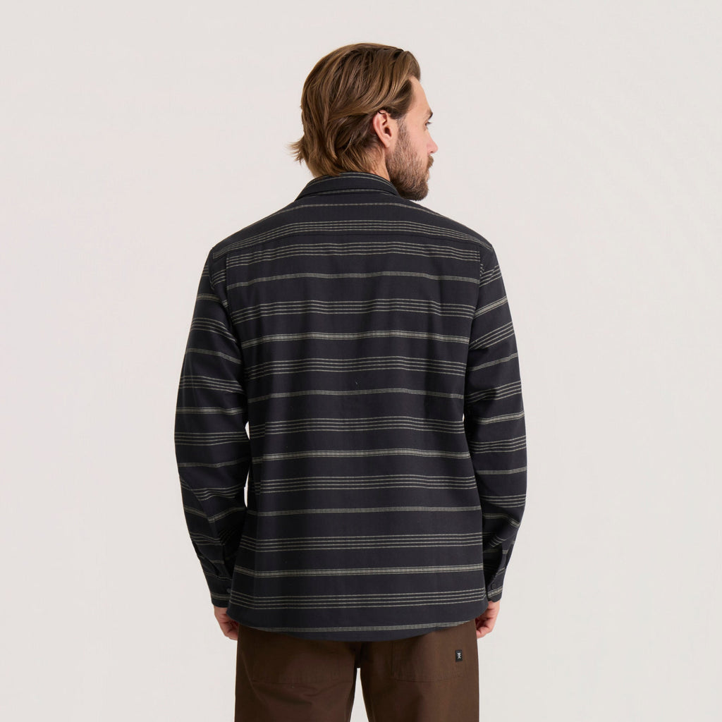 Diablo Langarm Flannel - Schwarz Stripes (Deutsche Ausgabe)