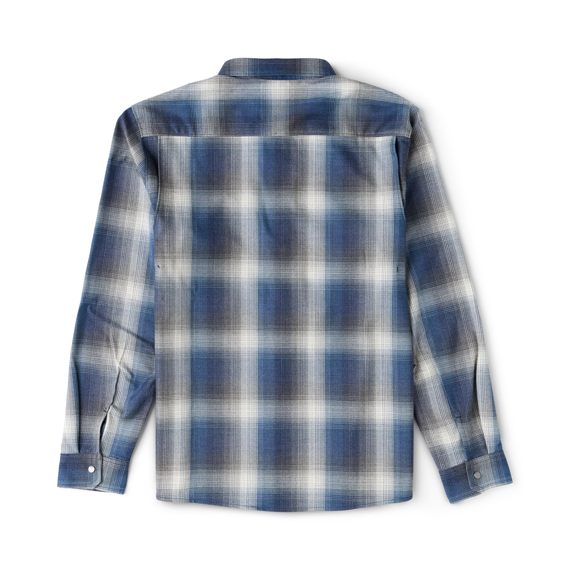 Diablo Langarm Flannel — Schiefergrau