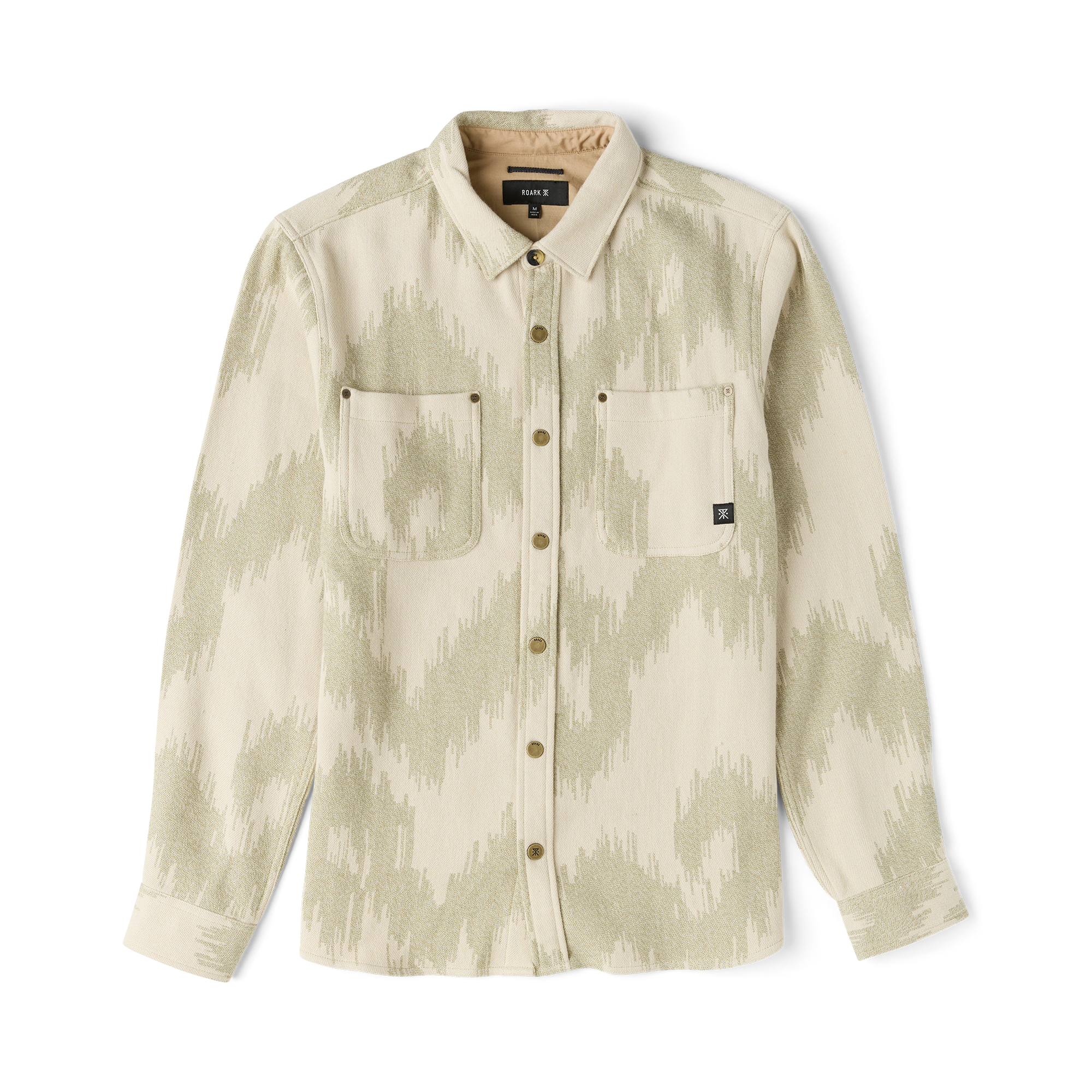 Journey Jacquard Langarm Flannel - Hafer