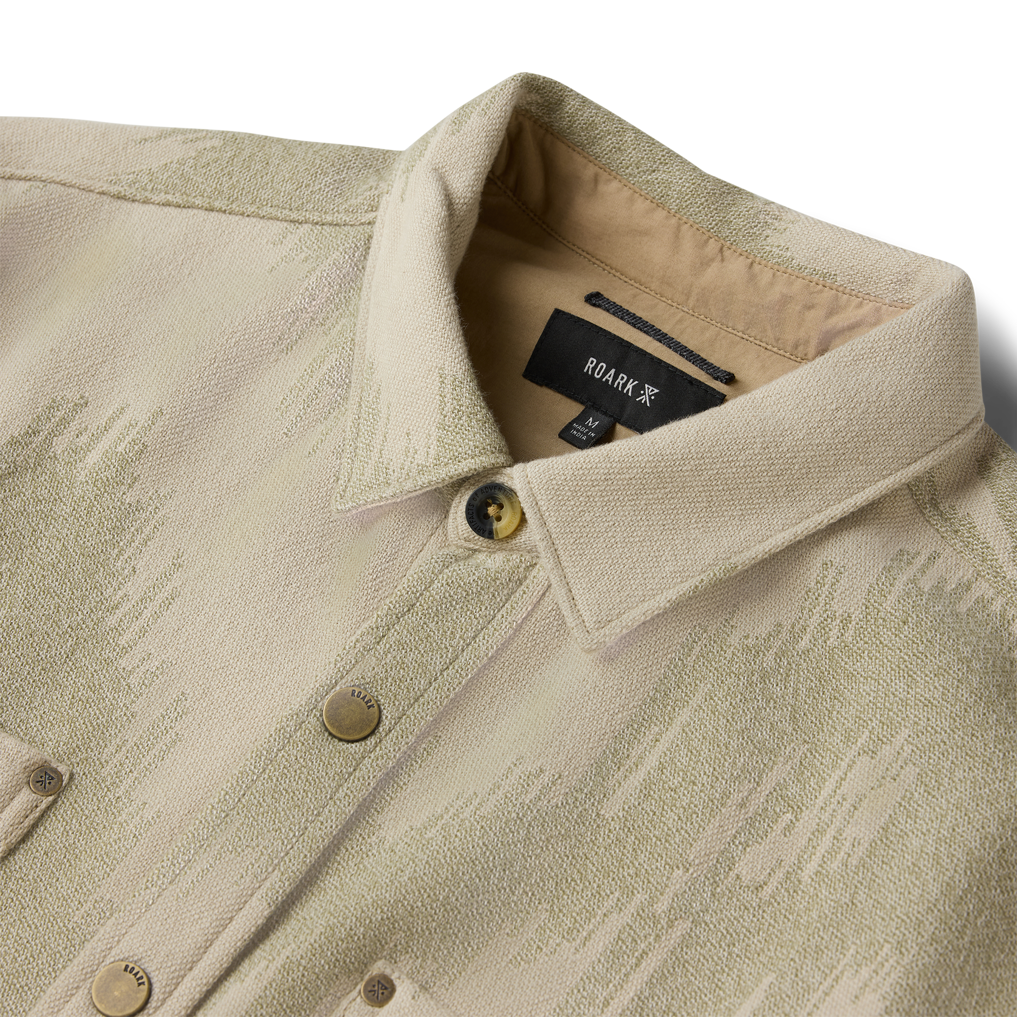 Journey Jacquard Langarm Flannel - Hafer