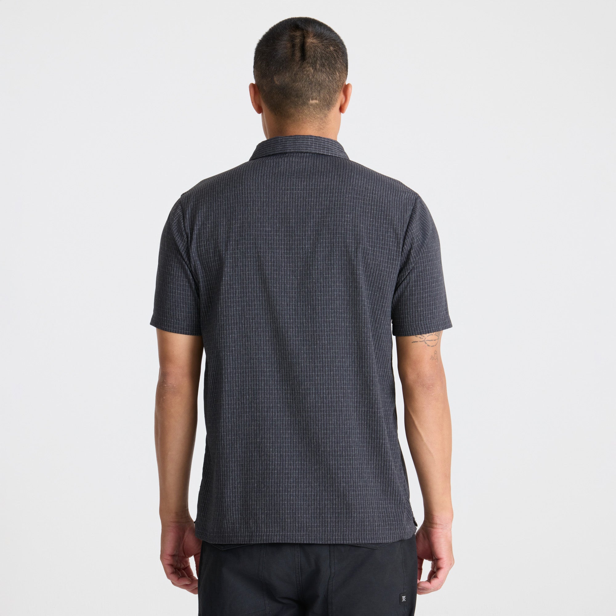 Bless Up Breathable Stretch Polo Shirt - Schwarz
