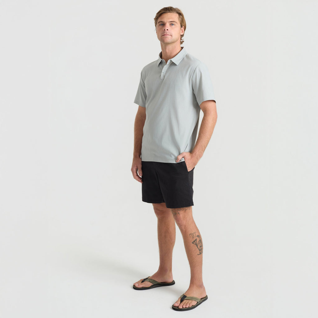 Bless Up Breathable Stretch Polo Shirt - Grau