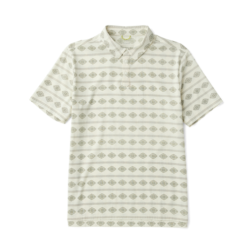 Bless Up Breathable Stretch Polo Shirt - Unbleached