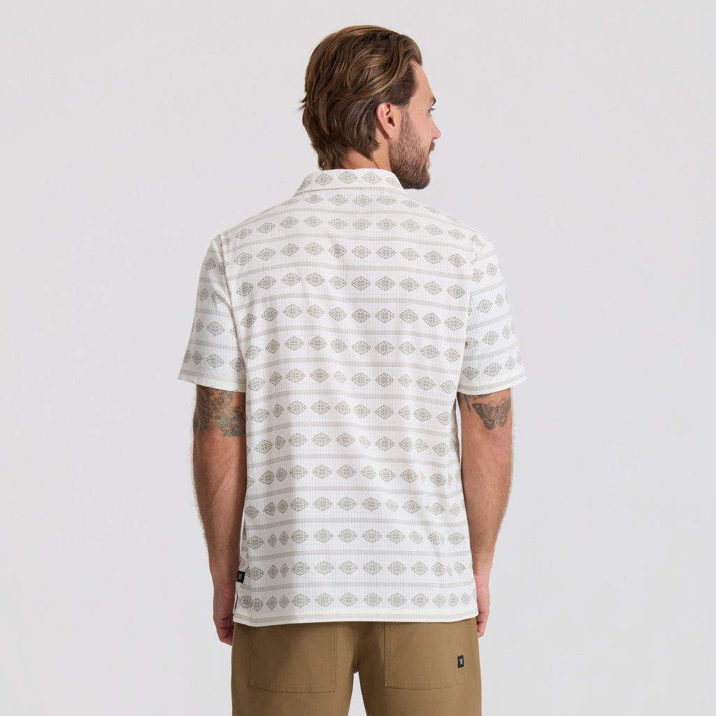 Bless Up Breathable Stretch Polo Shirt - Unbleached