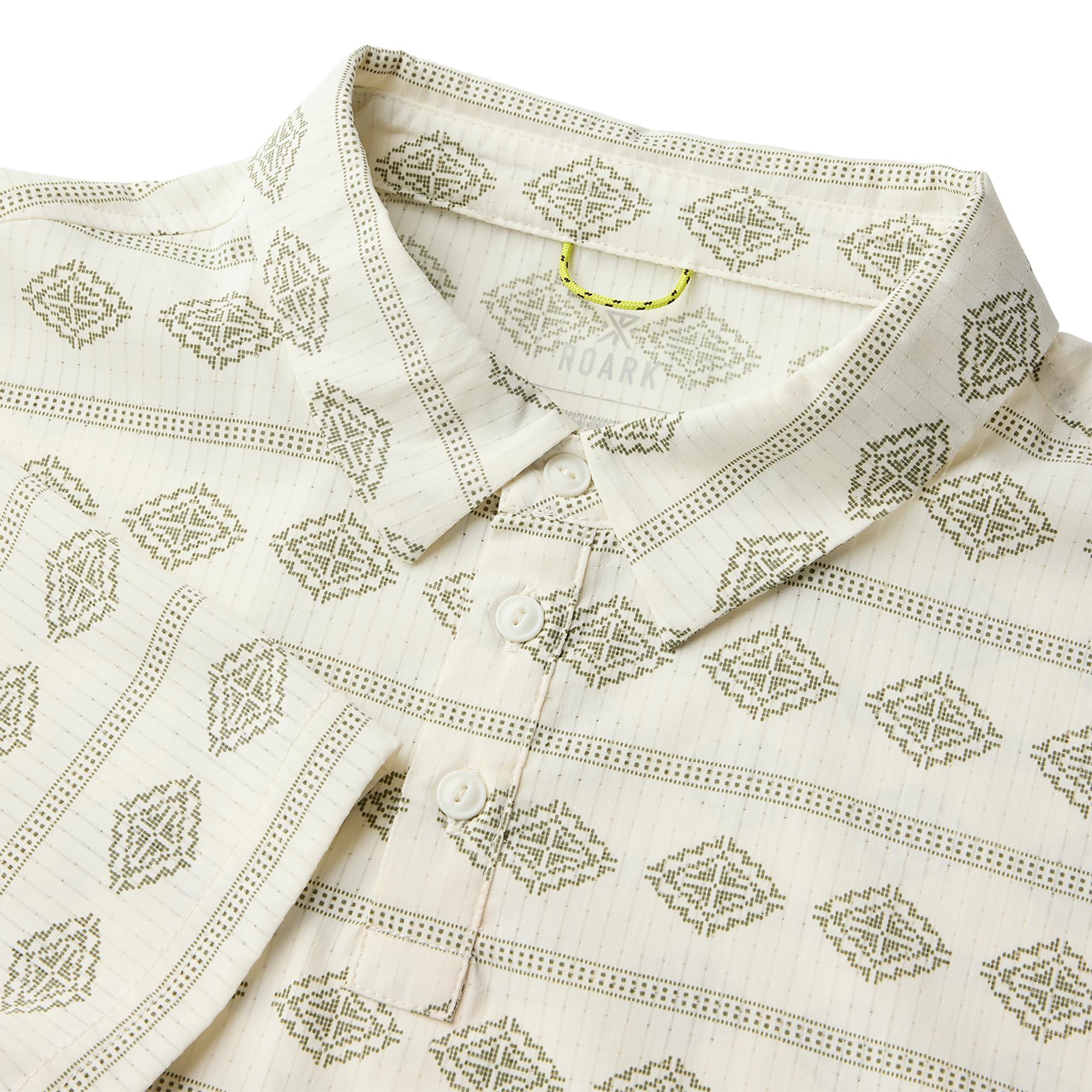 Bless Up Breathable Stretch Polo Shirt - Unbleached